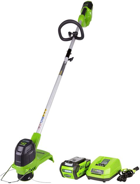 greenworks battery powered string trimmer